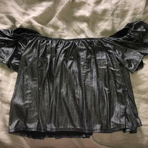 off the shoulder crop top